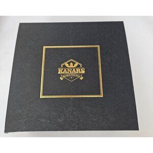 KANARS 15 Piece Set 10 Oz Old Fashioned Whiskey Glasses W/ Luxury Box Coasters